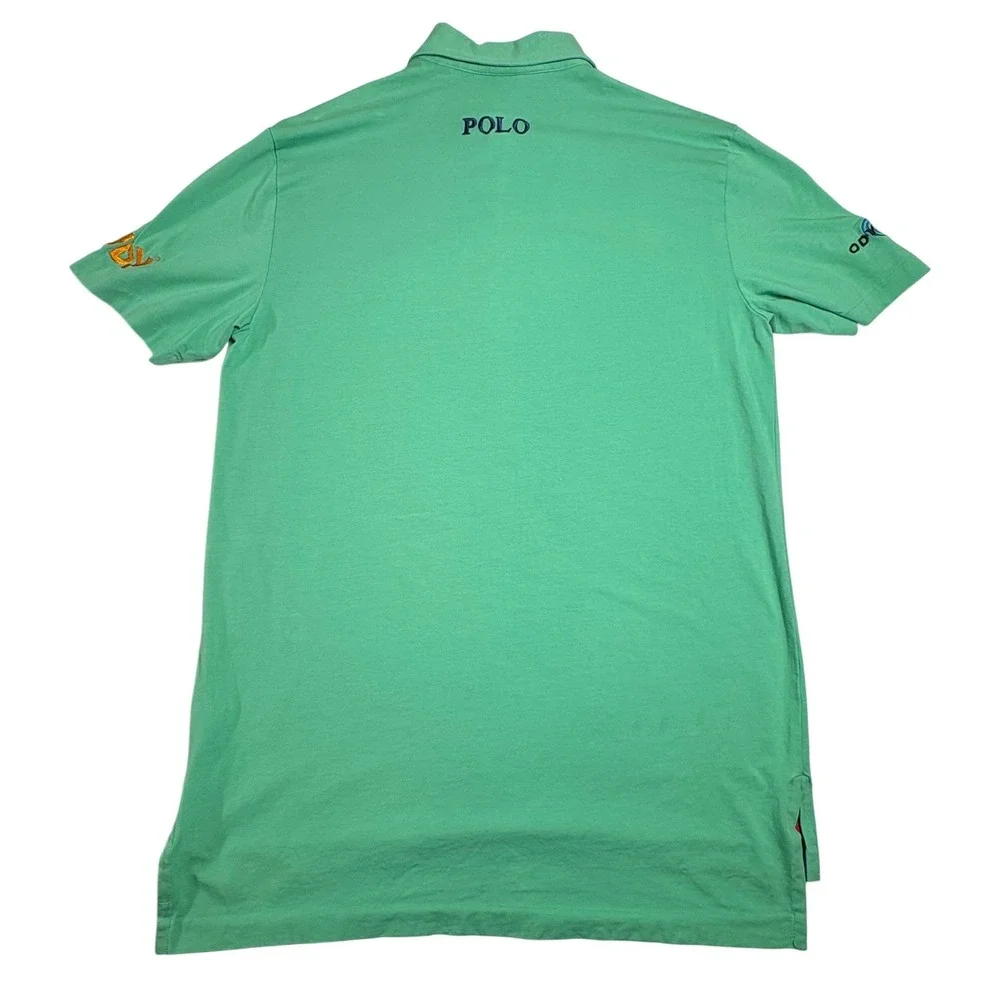 Ralph Lauren Polo Golf‎ Mens Small Green Stretch Lisle Polo Shirt Ally Odyssey